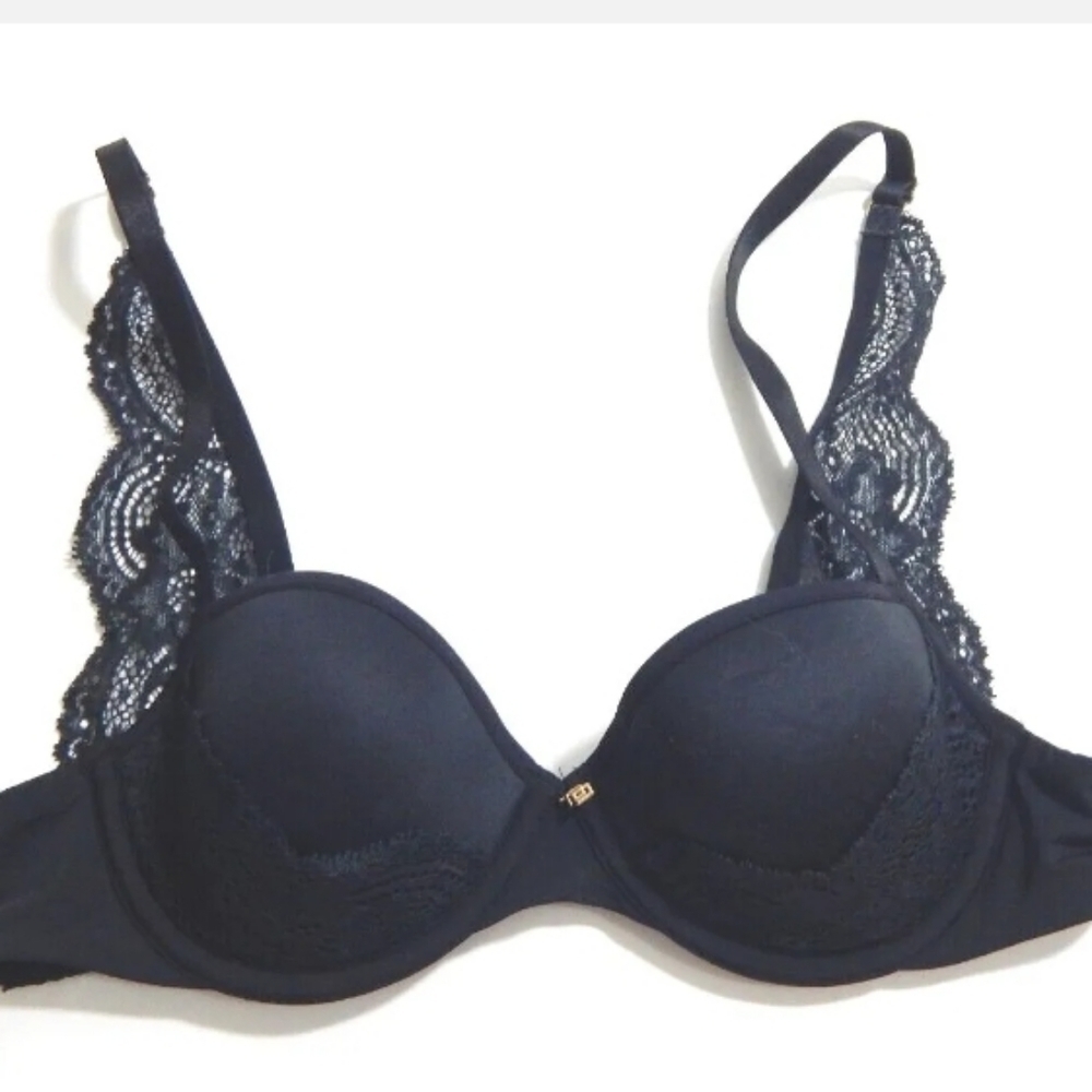 Thirdlove Black Lace 24/7 T-Shirt Bra